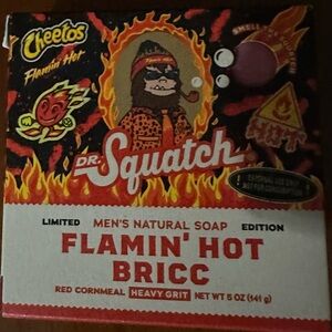 Dr Squatch Flamin hot bricc (hot Cheetos soap) retired limited edition